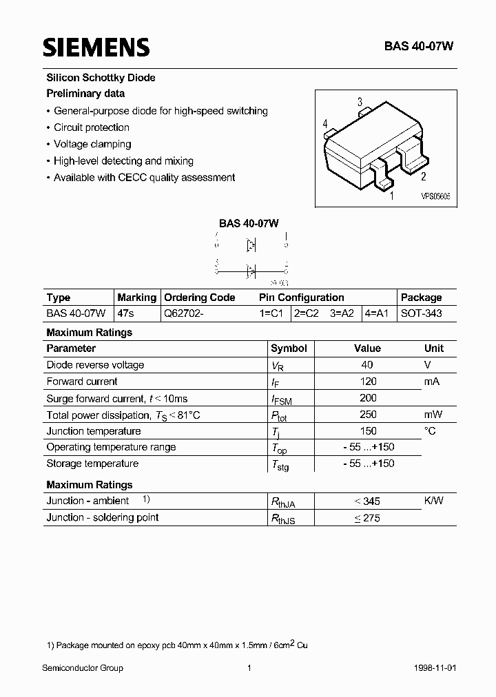 BAS40-07W_22352.PDF Datasheet