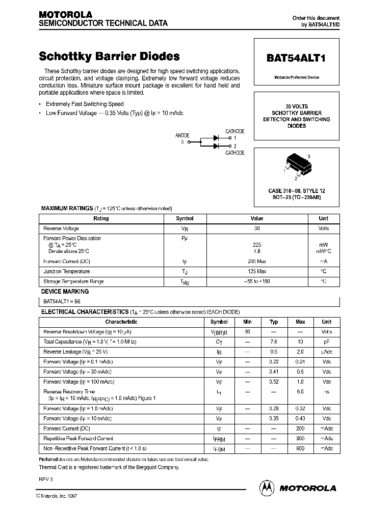 BAT54ALT1_117195.PDF Datasheet