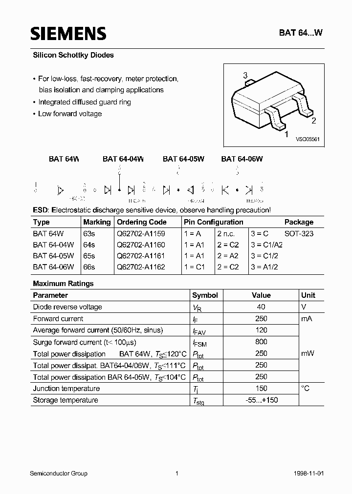 BAT64-04W_139158.PDF Datasheet