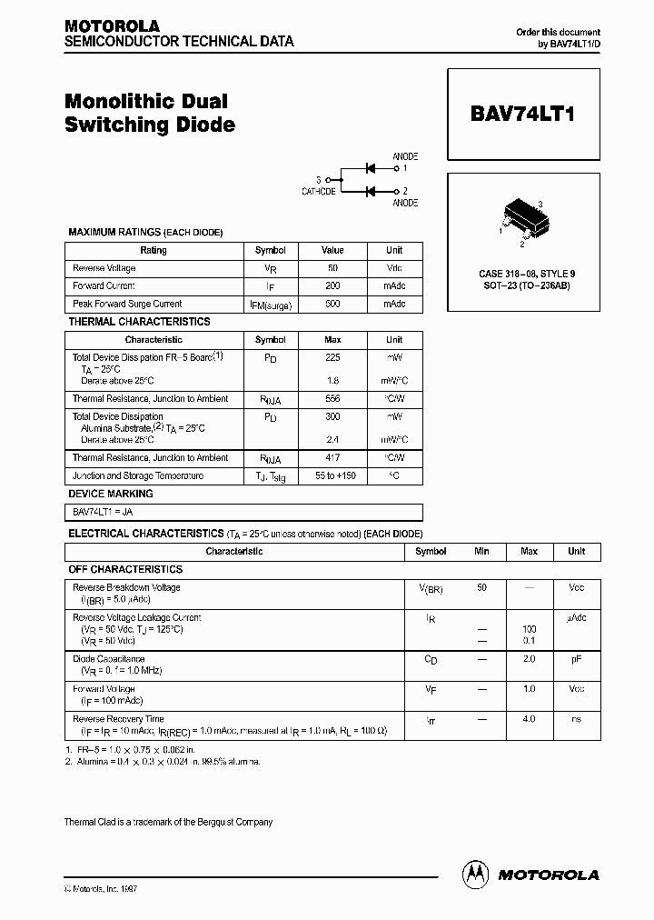 BAV74L_163532.PDF Datasheet