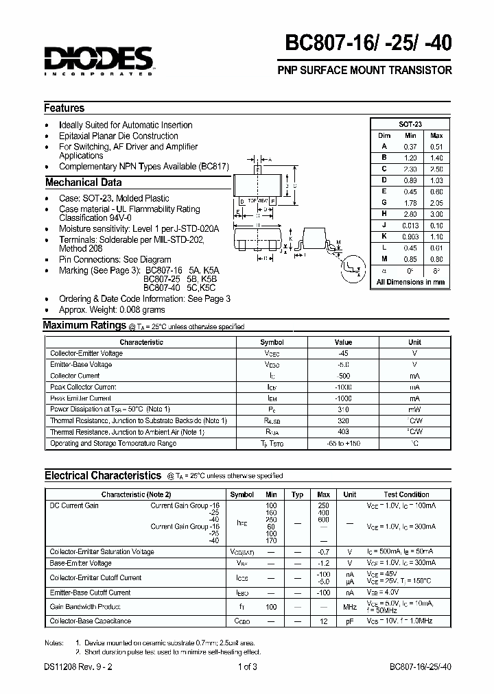 BC807-16-7_140456.PDF Datasheet