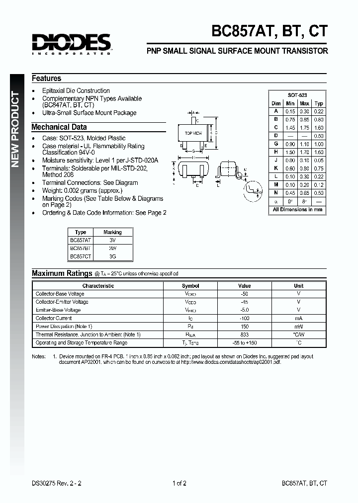 BC857BT-7_82459.PDF Datasheet