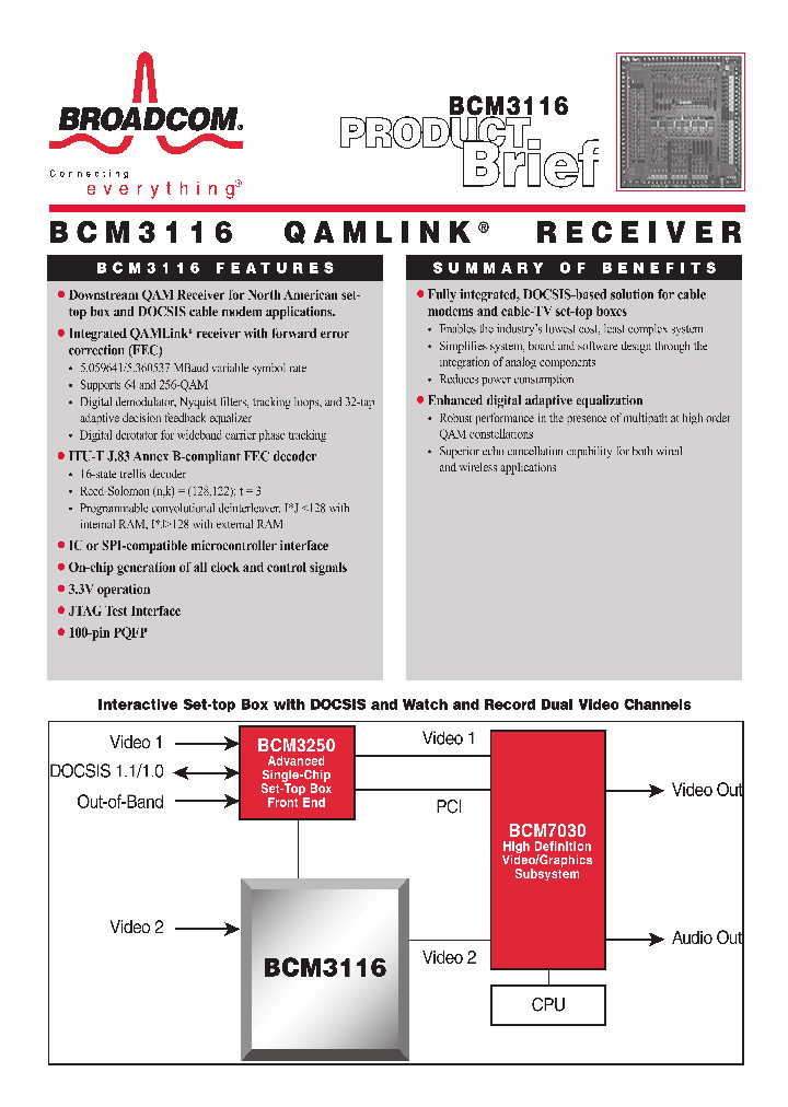BCM3116_3982.PDF Datasheet
