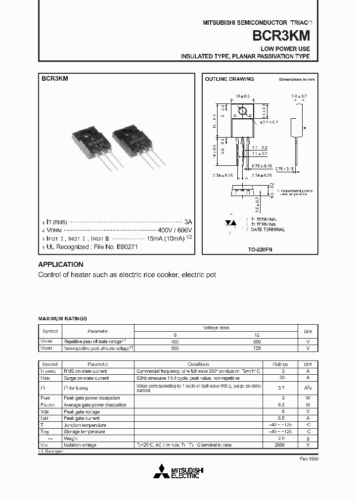 BCR3KM_97321.PDF Datasheet