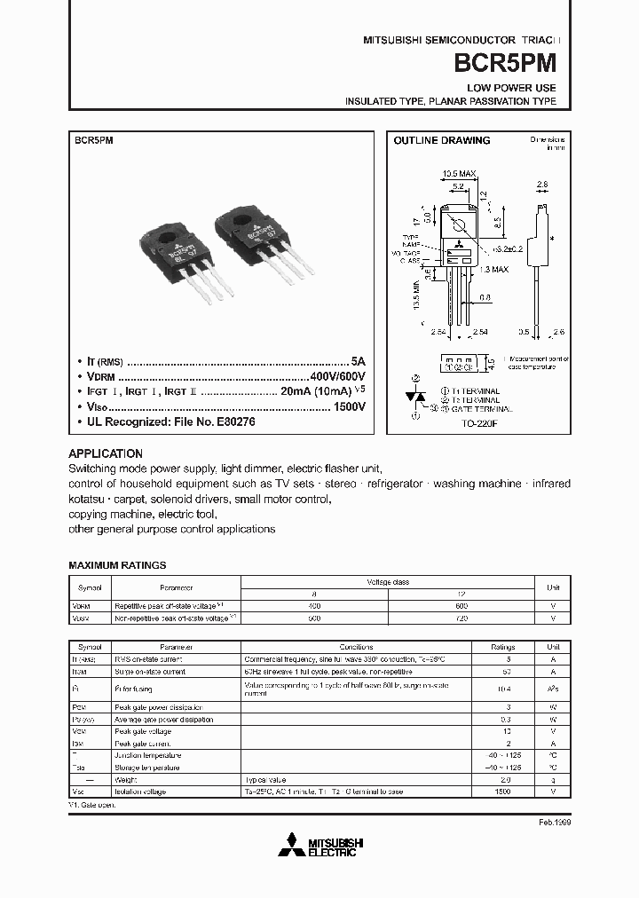 BCR5PM_186347.PDF Datasheet