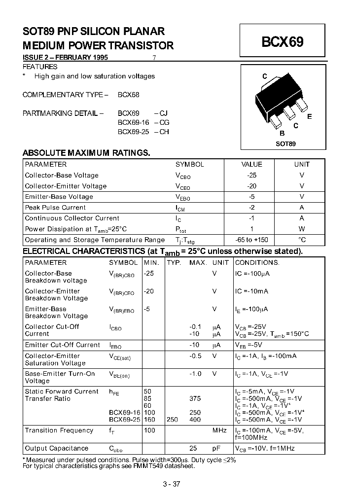 BCX69_22386.PDF Datasheet