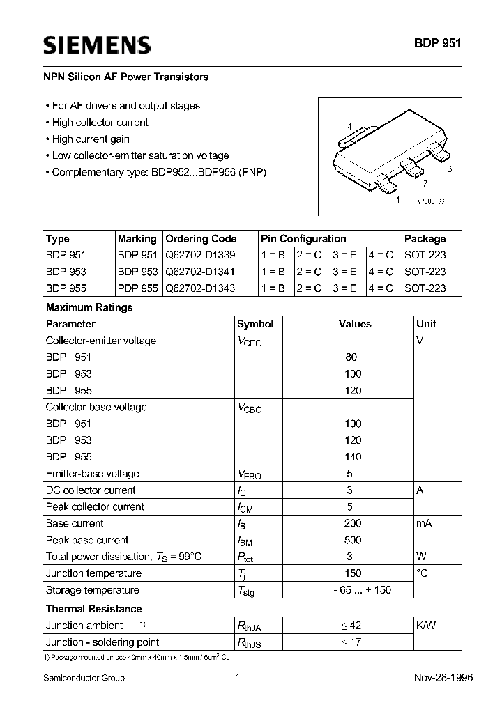 BDP951_131559.PDF Datasheet