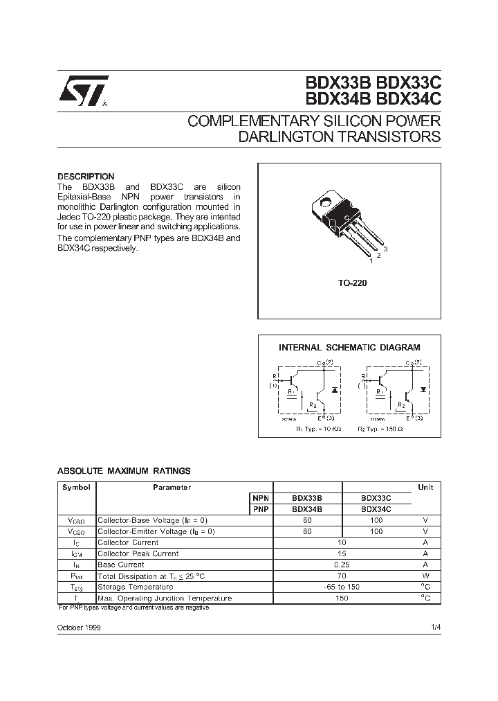 BDX34B_121638.PDF Datasheet