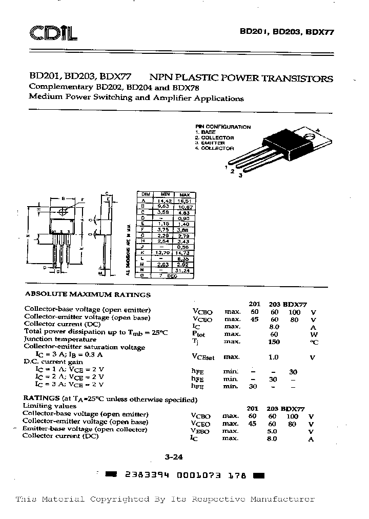 BDX77_45304.PDF Datasheet