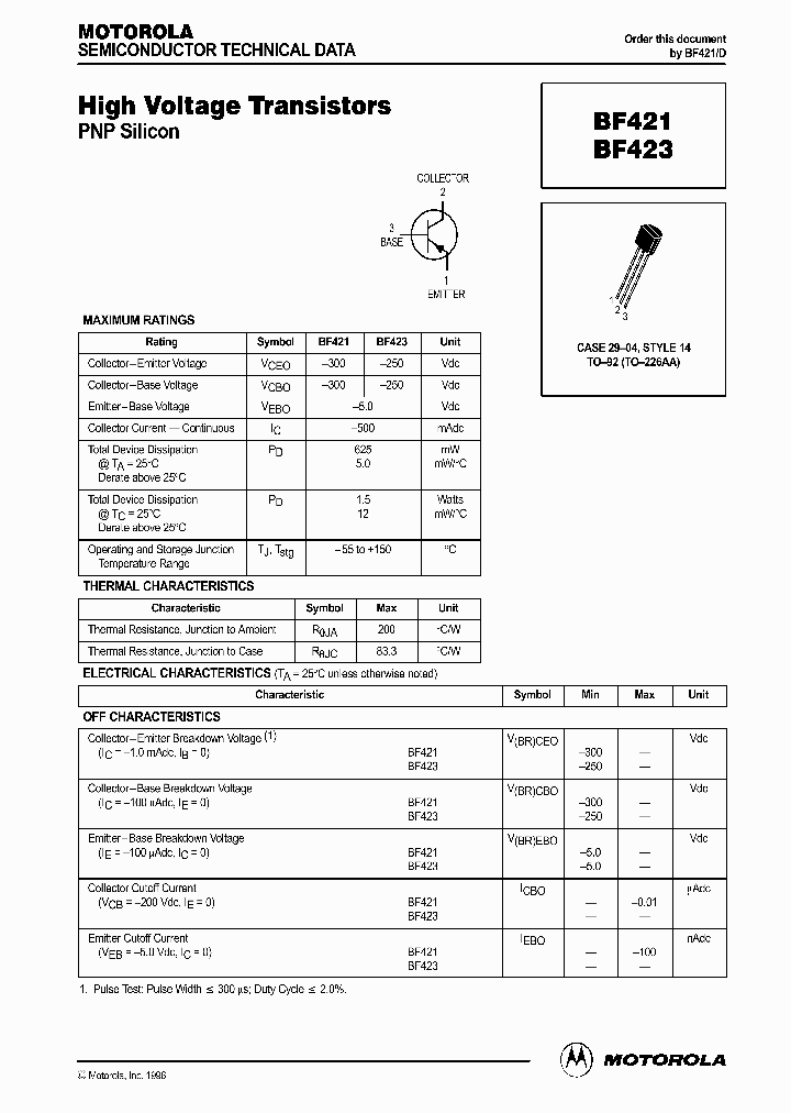 BF421_187875.PDF Datasheet