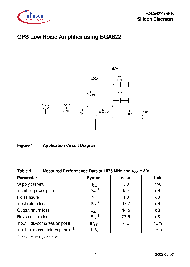 BGA622GPS_164138.PDF Datasheet