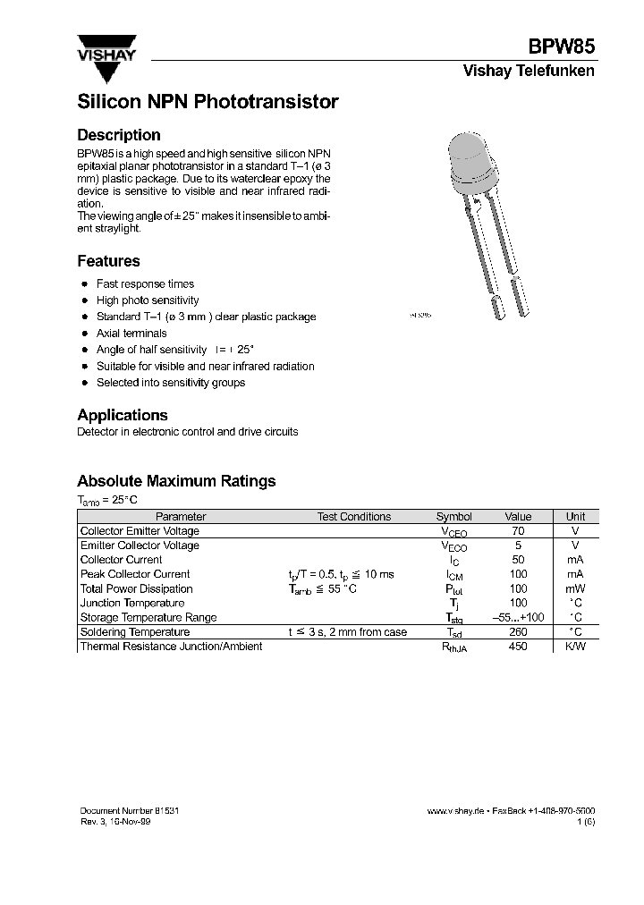 BPW85C_52740.PDF Datasheet