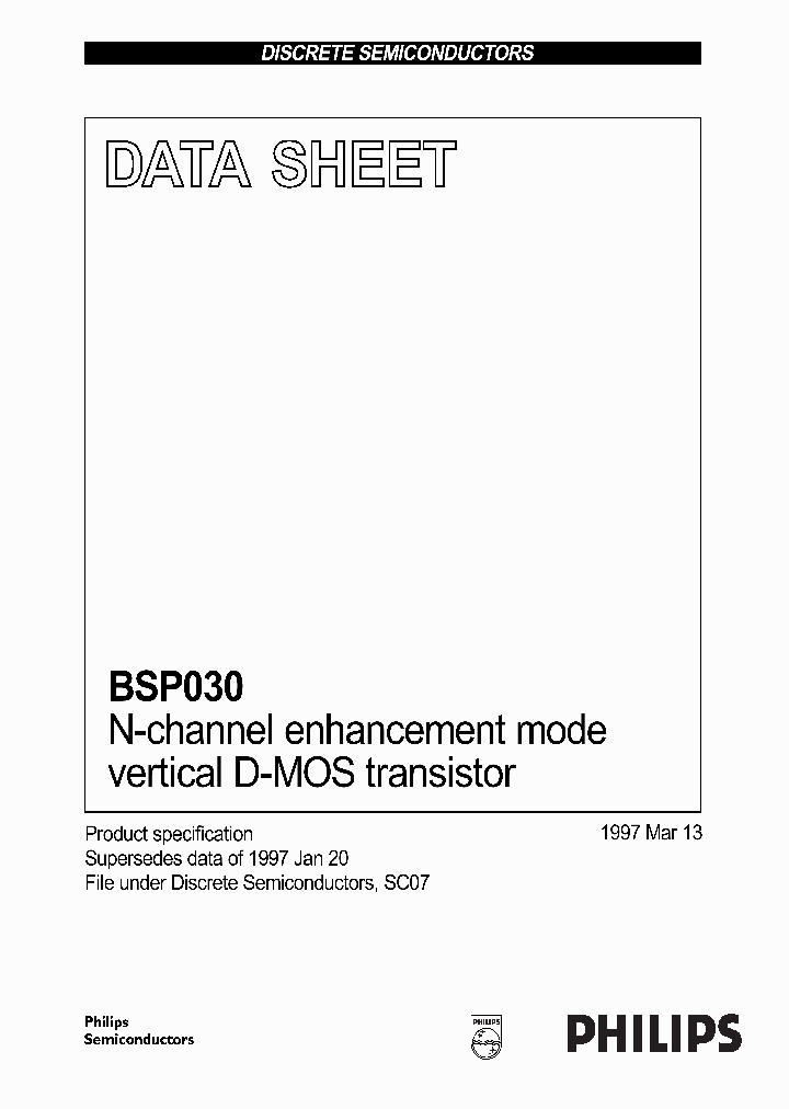 BSP030_181397.PDF Datasheet