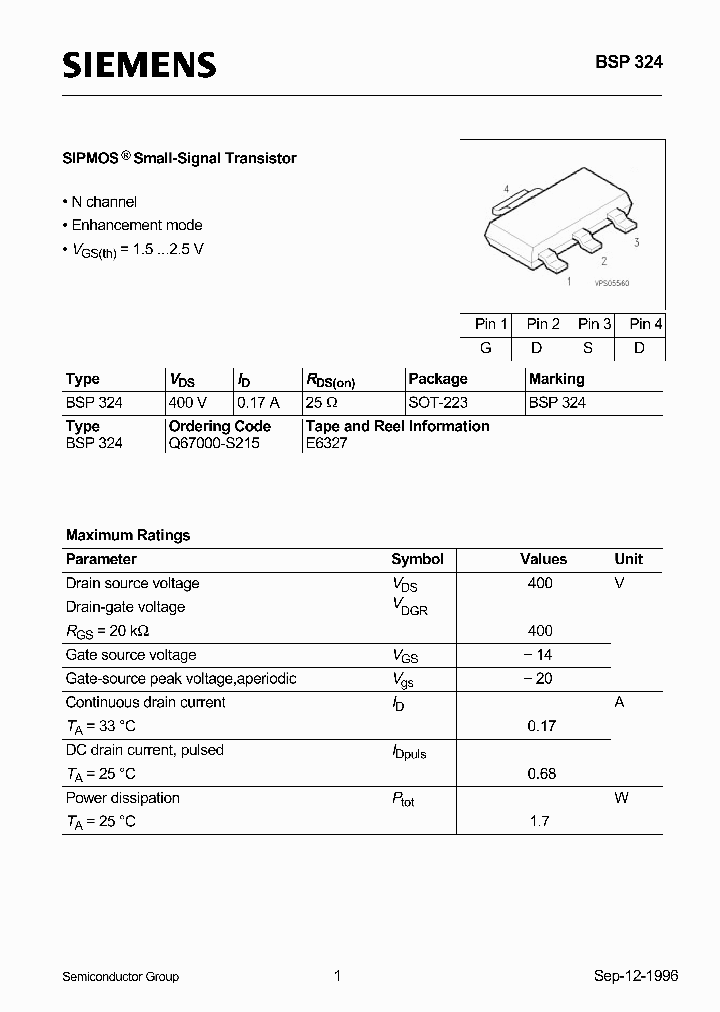 BSP324_101864.PDF Datasheet