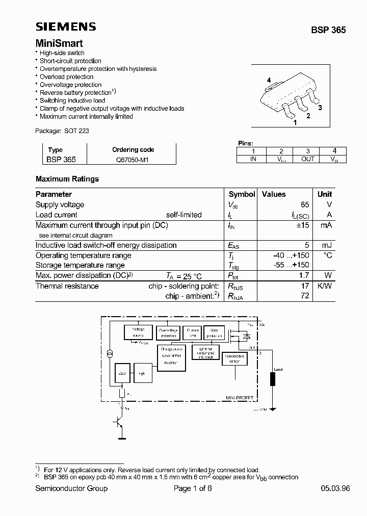 BSP365_101937.PDF Datasheet