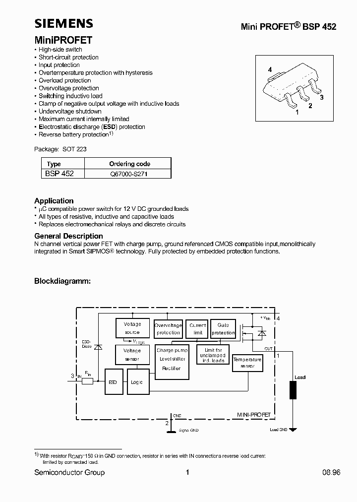 BSP452_22581.PDF Datasheet