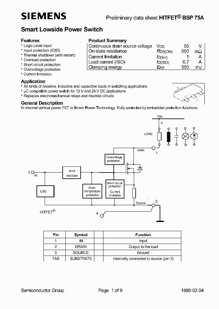 BSP75A_101865.PDF Datasheet