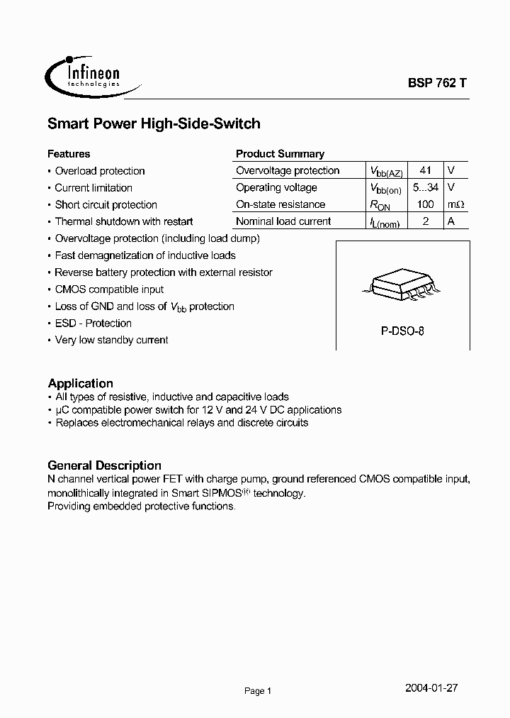 BSP762T_178684.PDF Datasheet