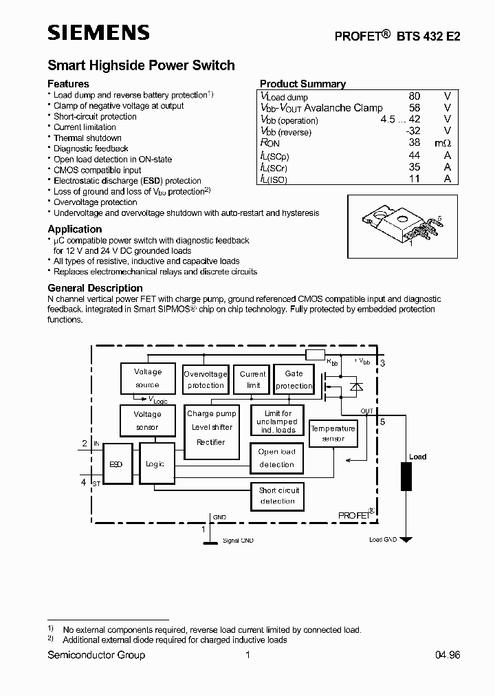 BTS432E2_64516.PDF Datasheet