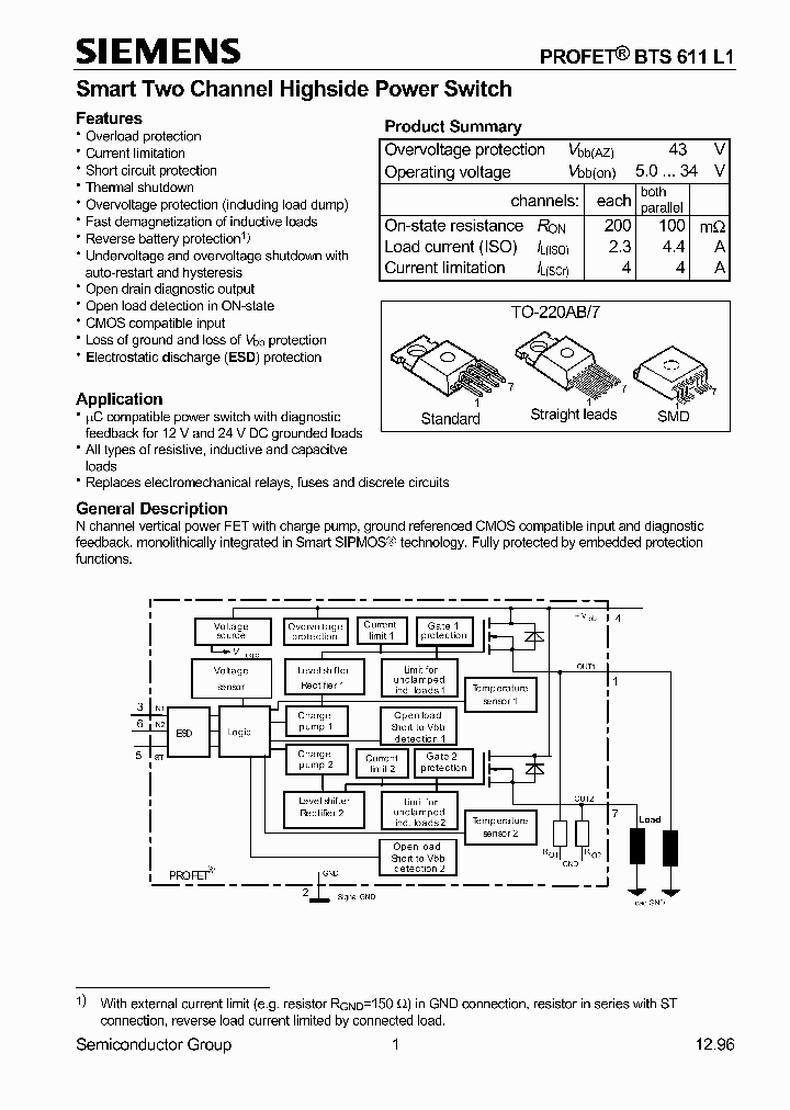 BTS611L1E3230_37658.PDF Datasheet