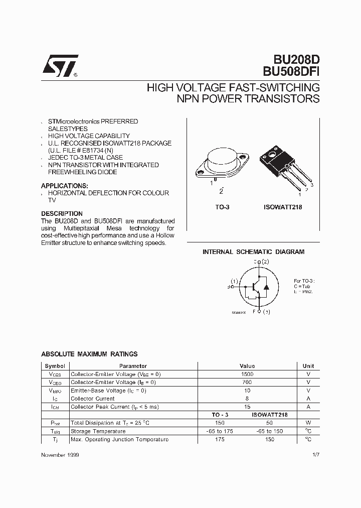 BU208D_62273.PDF Datasheet
