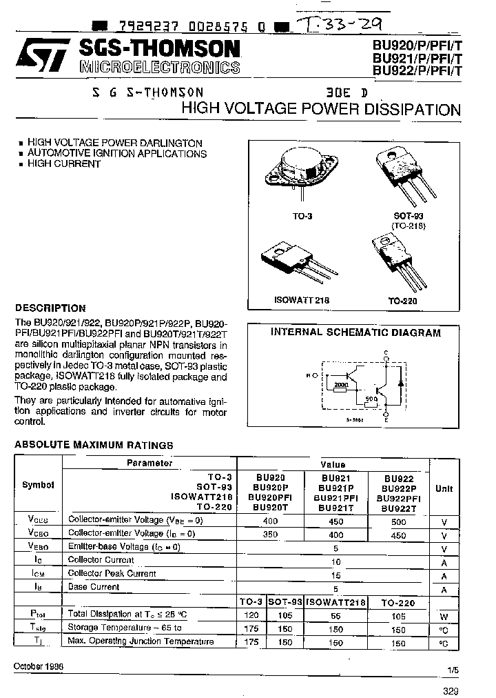 BU920_40059.PDF Datasheet