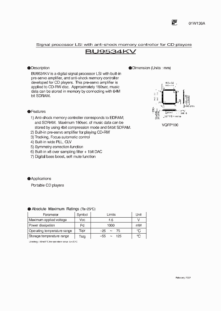BU9534KV_191694.PDF Datasheet