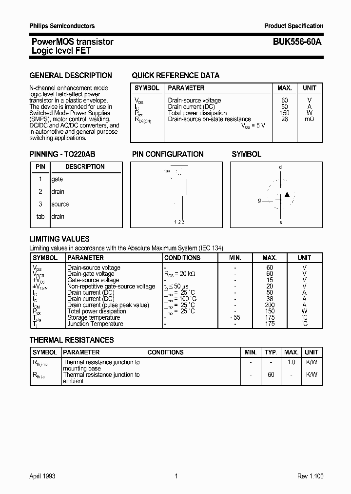 BUK556-60_196307.PDF Datasheet
