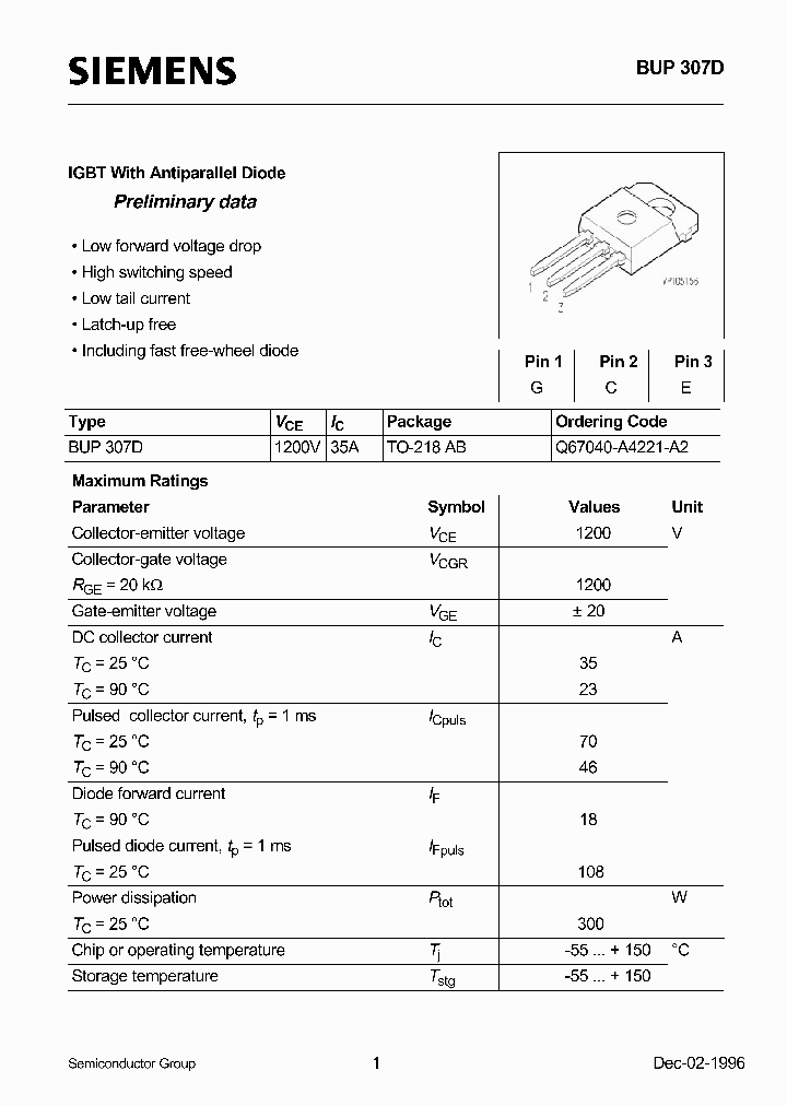 BUP307D_59218.PDF Datasheet