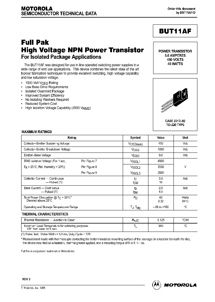 BUT11AF_58934.PDF Datasheet