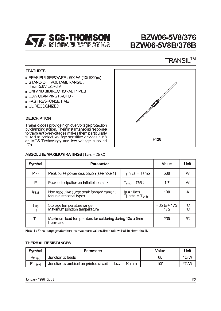 BZW06-10_120744.PDF Datasheet