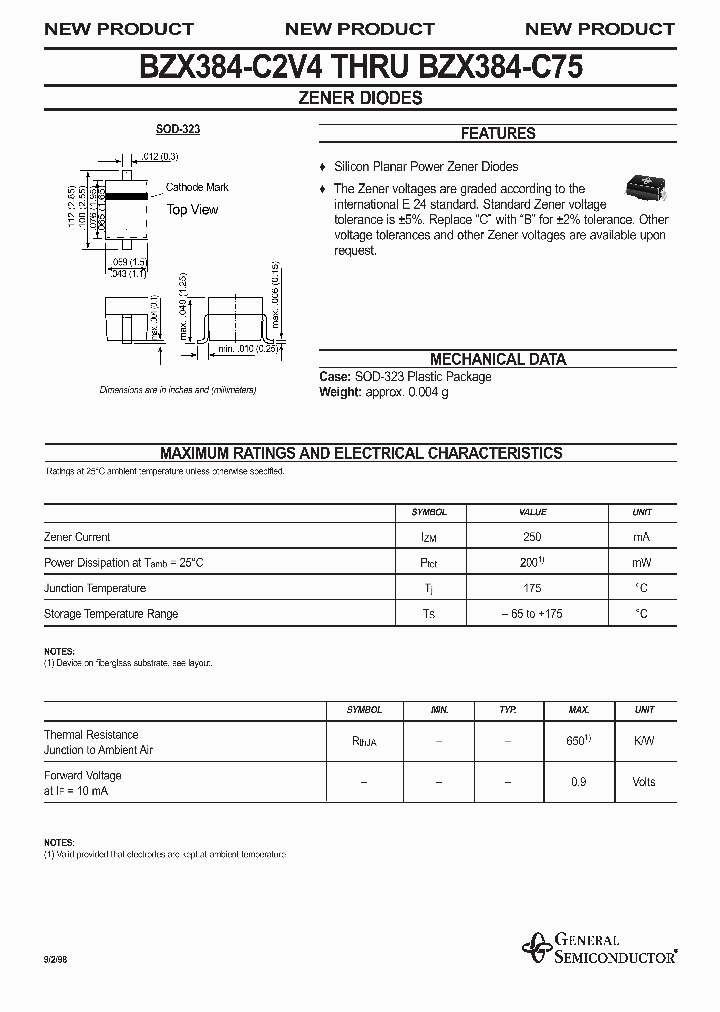 BZX384-C10_128514.PDF Datasheet