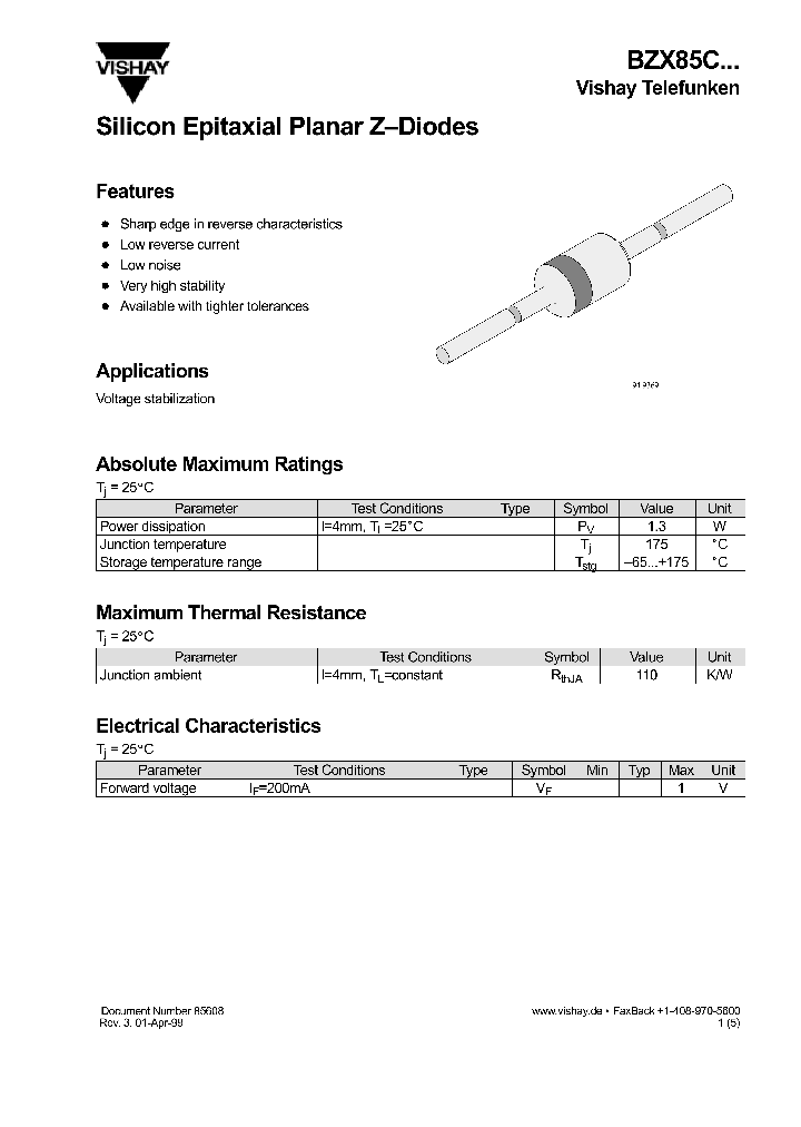 BZX85C51_38915.PDF Datasheet