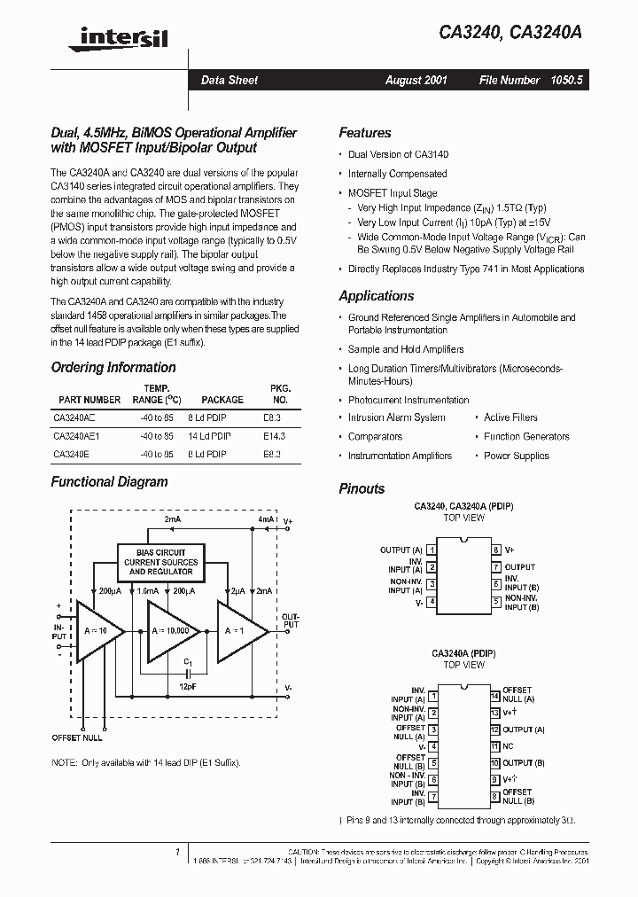 CA3240_105295.PDF Datasheet