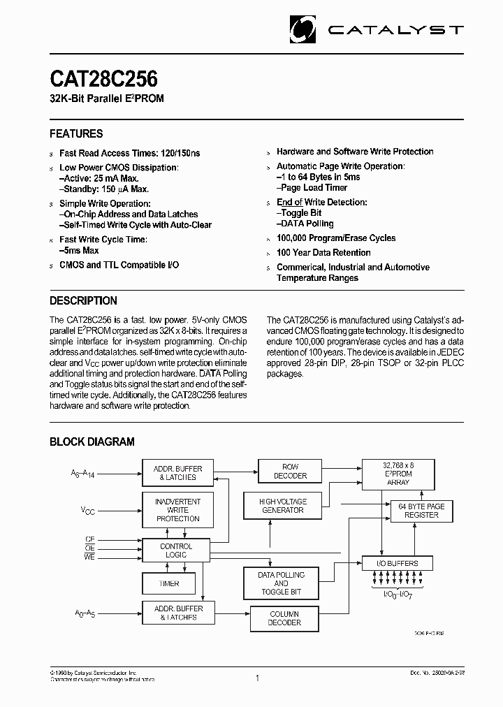 CAT28C256_23652.PDF Datasheet