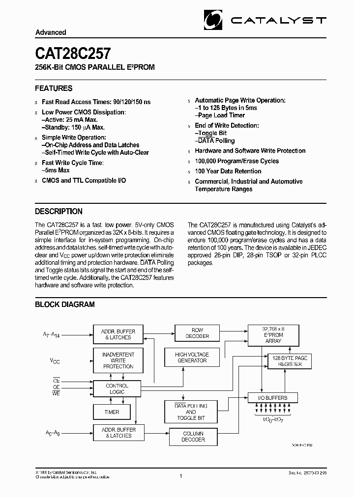 CAT28C257_23655.PDF Datasheet