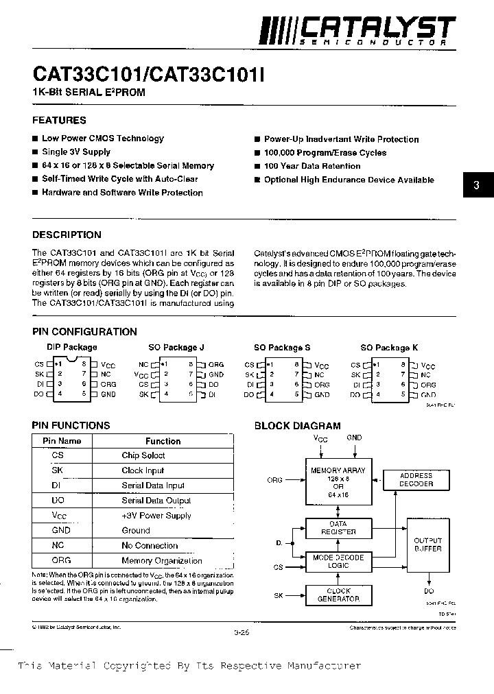 CAT33C101_155451.PDF Datasheet