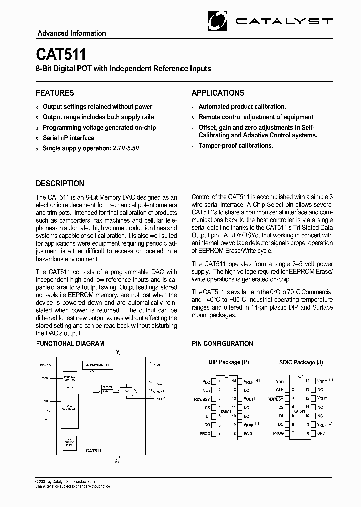 CAT511_138918.PDF Datasheet