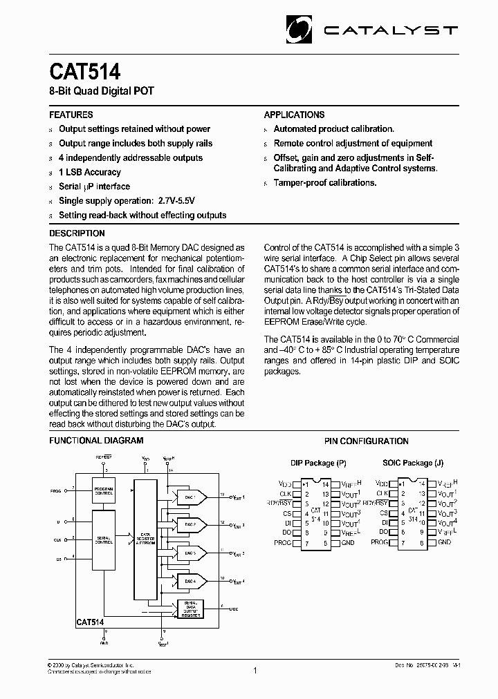 CAT514_73204.PDF Datasheet