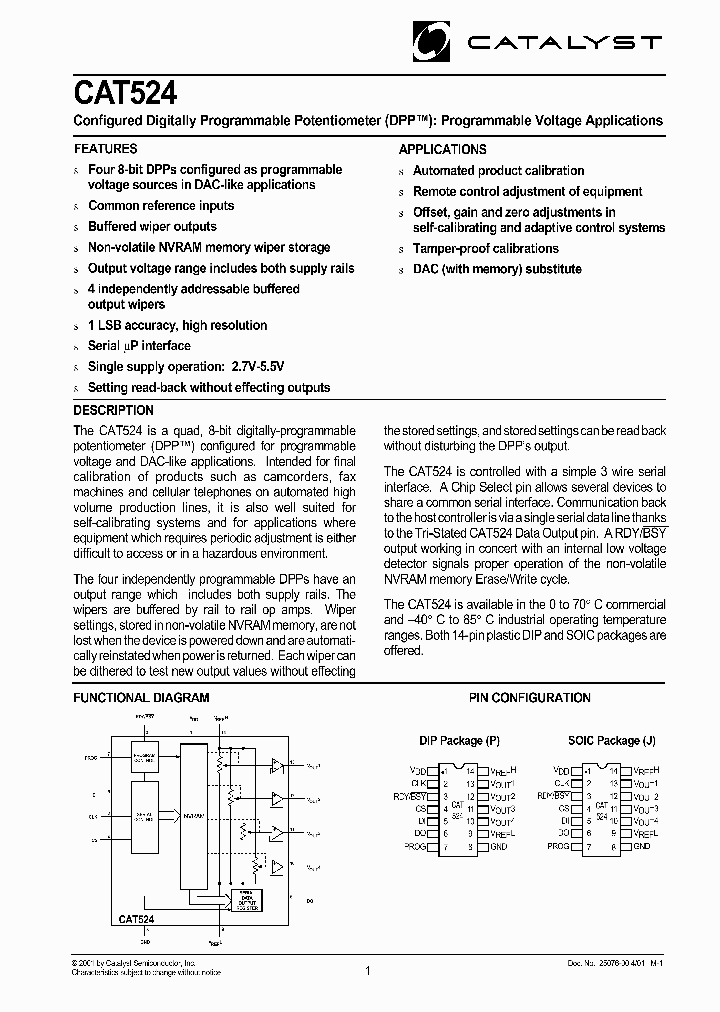 CAT524_23814.PDF Datasheet