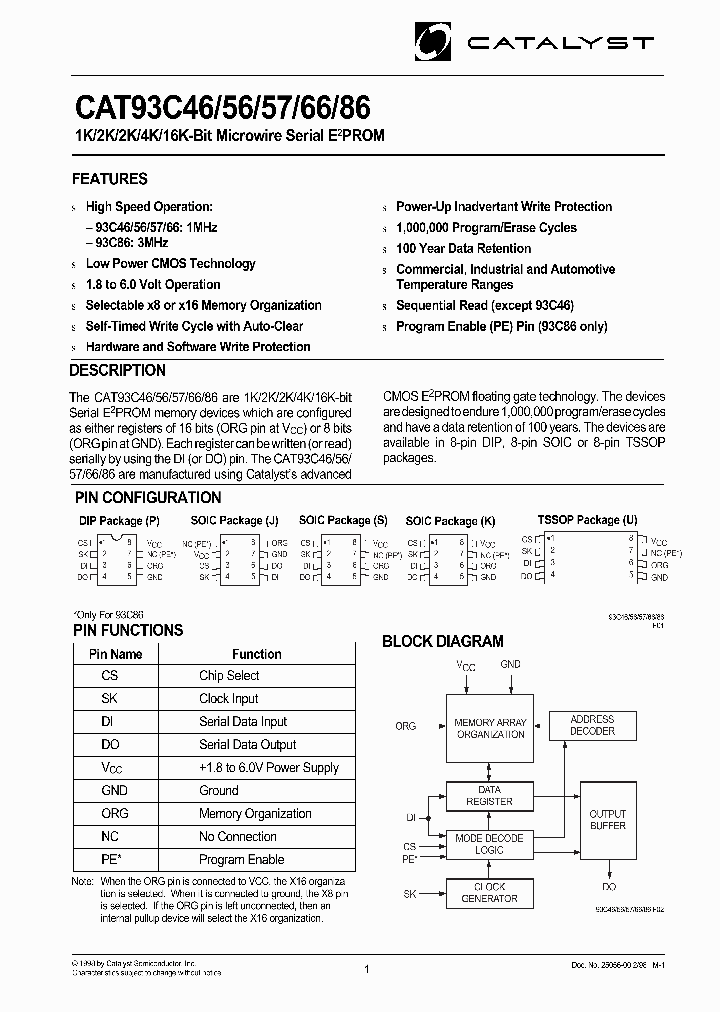 CAT93C56_20204.PDF Datasheet