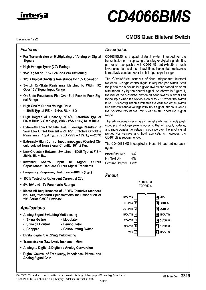 CD4066BMS_95073.PDF Datasheet