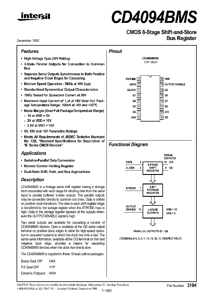 CD4094BMS_23852.PDF Datasheet