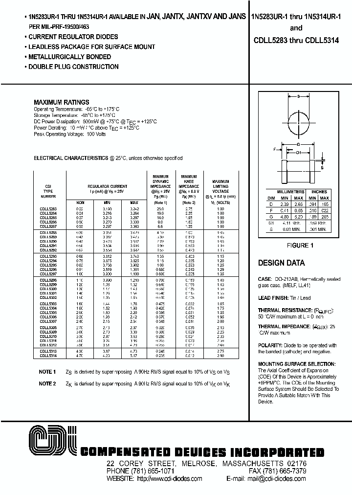 CDLL5304_165375.PDF Datasheet