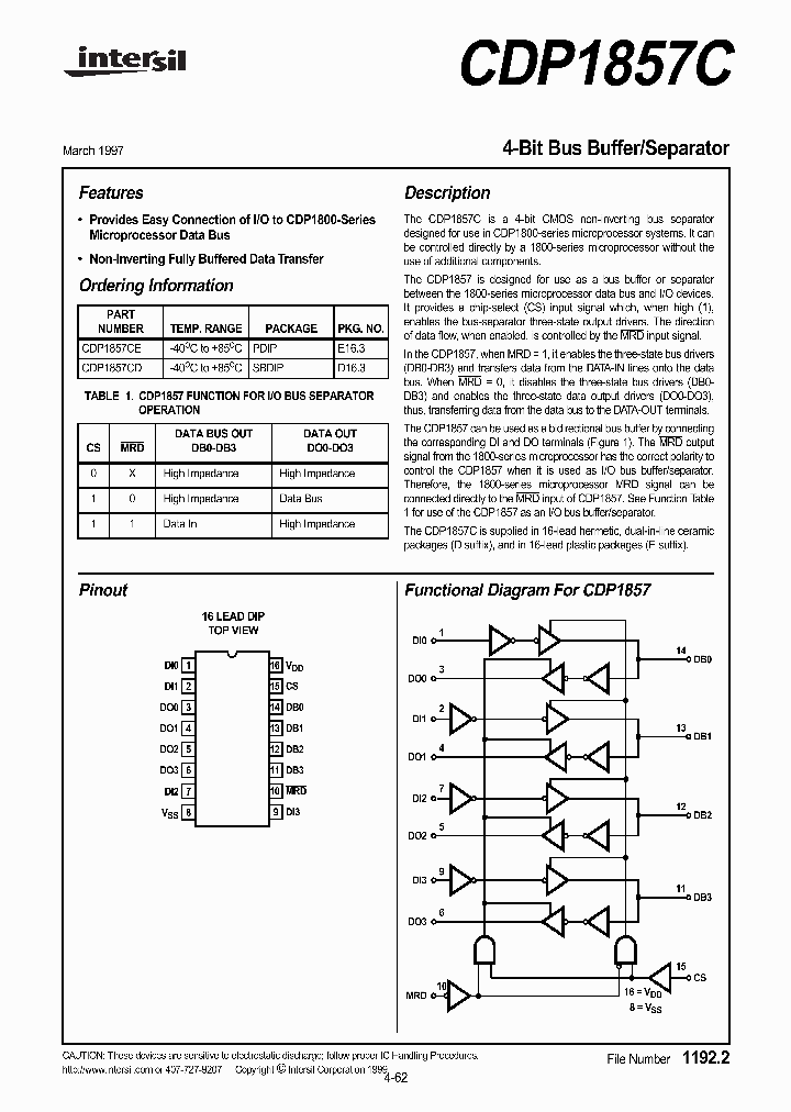 CDP1857_88458.PDF Datasheet