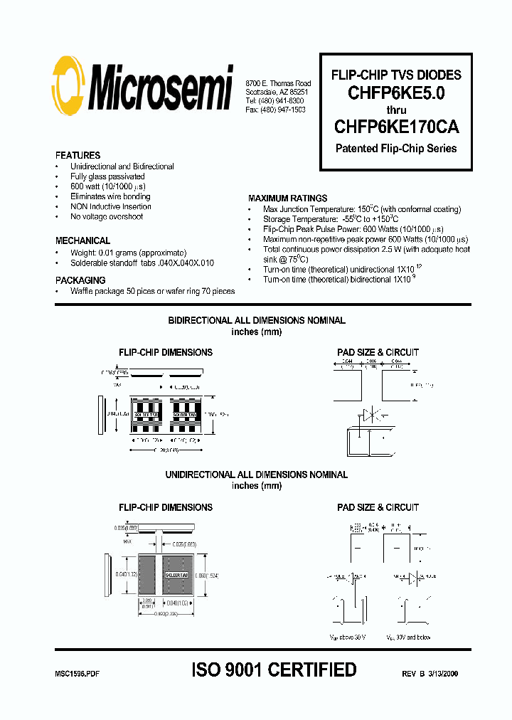 CHFP6KE51_128704.PDF Datasheet