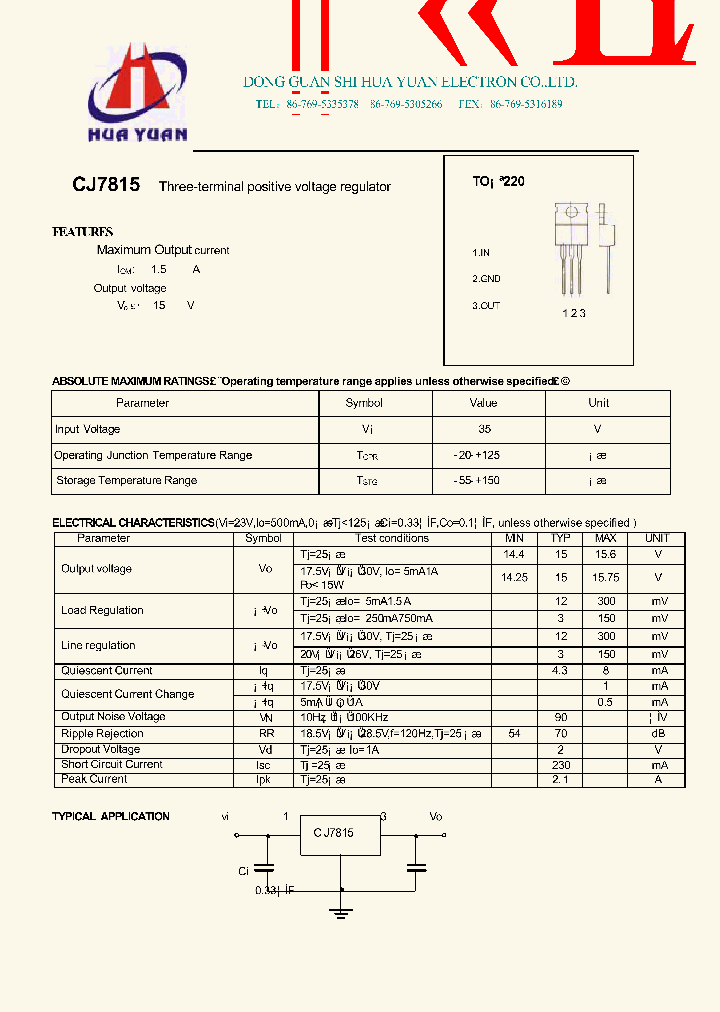 CJ7815_162558.PDF Datasheet