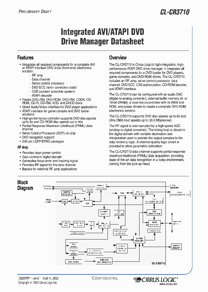 CL-CR3710_40199.PDF Datasheet