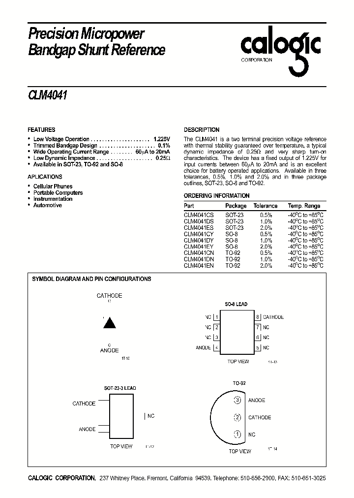 CLM4041_28057.PDF Datasheet