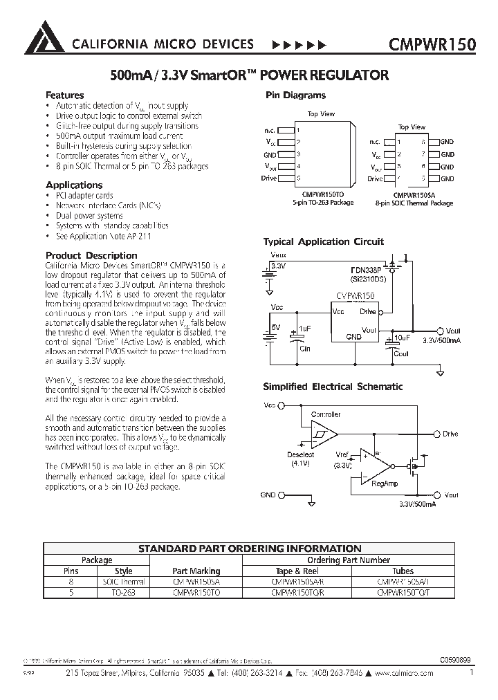 CMPWR150_88499.PDF Datasheet